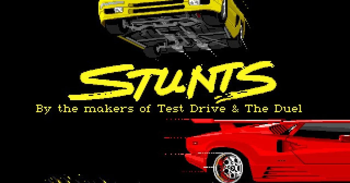 stunts car game dos
