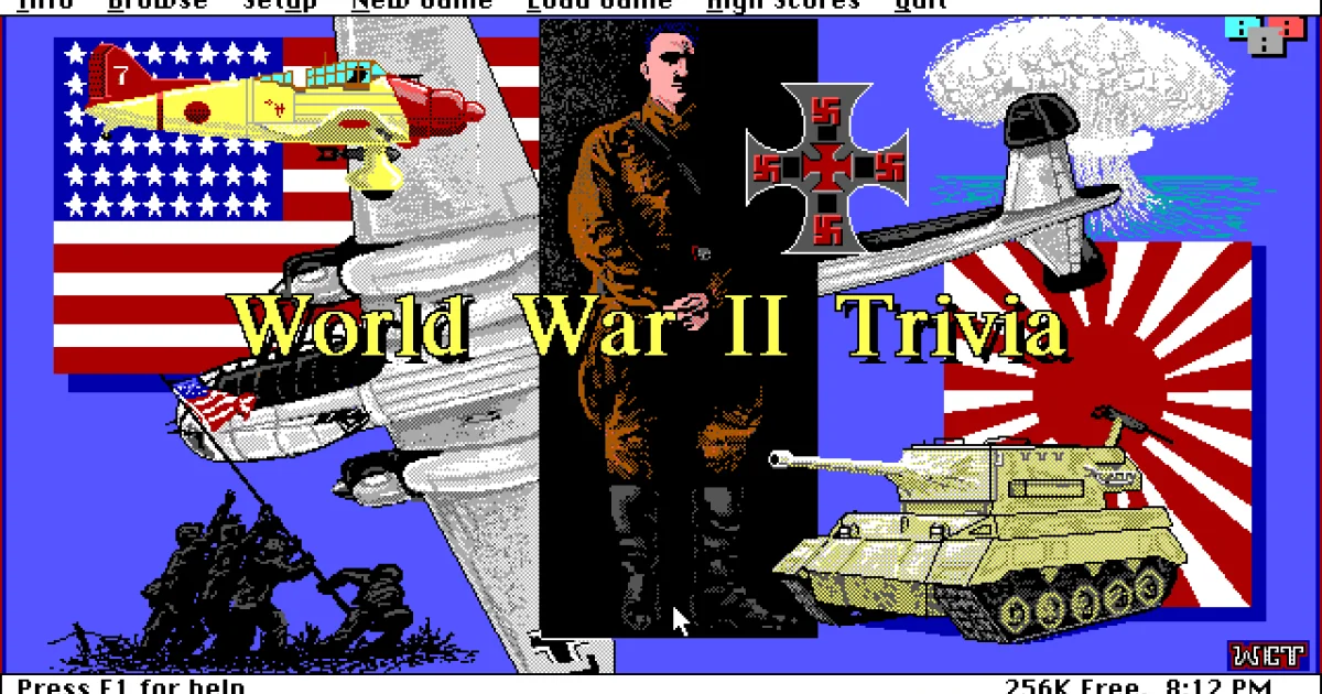 World War II Trivia | DOS games in browser