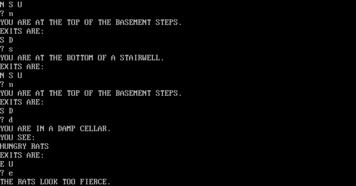 COMPUTE!'s Guide to Adventure Games (included game) | DOS games in browser